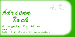 adrienn koch business card